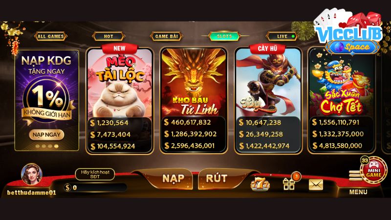 Sảnh Slot sở hữu hàng loạt ưu điểm nổi bật